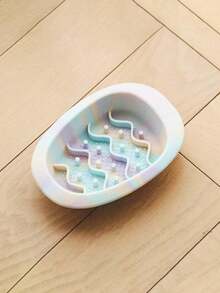 PETSIN 1个宠物硅胶通用猫狗益智蛋碗，防滑慢食碗，防止噎食和翻倒， - 多色 - 查看 20