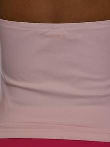 Musera Sport Halterneck Solid Colour Active Top Sports Workout Gym Girly Pilates Fitness Daily Casual Cherry On Top - Baby Pink - View 6