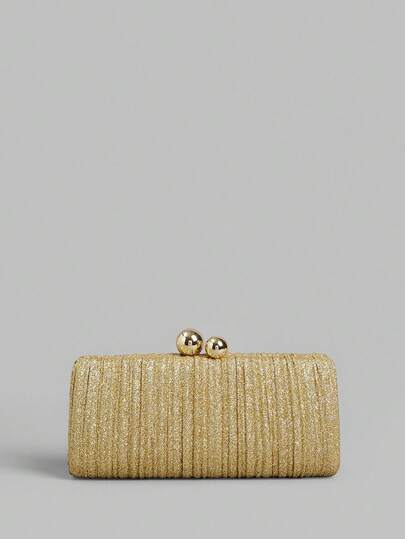 Ontre Bolso de mano para cena, banquete, fiesta, vestido de noche, bolso de mano para boda.