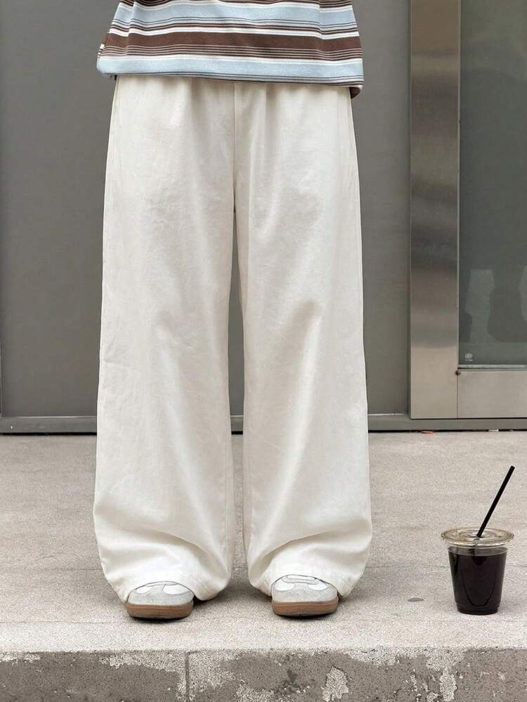 Casual Long Loose Banana Pants For Big Boys