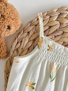 Cozy Pixies Áo liền quần hai dây in hoa cho bé gái - Nhiều màu - Xem 4