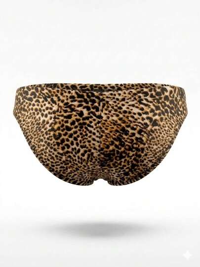 DrisQ DrisQ Men Leopard Print Triangle Briefs Sexy Underwear