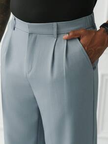 HUEFORM Men's Mature Spring/Summer Floral Chiffon Relaxed Fit Lounge Pants - Grey - View 9