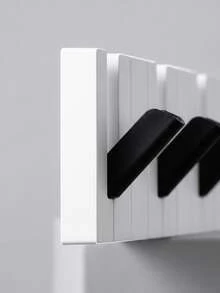 Haus Hana Bộ 2/4 móc treo tường hình đàn piano, đế dính có thể tháo rời với các phím gập, giúp sắp xếp các vật dụng nhỏ, hoàn hảo cho cửa ra vào, phòng tắm và việc tổ chức nhà cửa. - Nhiều màu - Xem 2