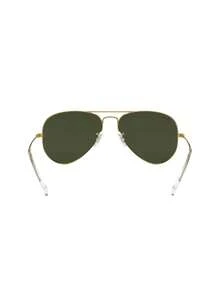 Ray Ban Aviator Women's Sunglasses Gold - Gold - View 5