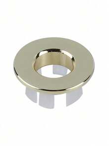1/5Pcs Antique Style Sink Overflow Cover, Decorative Basin Overflow Hole Cap For Bathroom Wash Basin - Gold - View 13