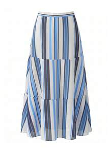 Swim Oasis Printed Deep V-Neck Strap Tie One-Piece Mesh Long Dress Women Swimsuit Set - Multicolor - View 6