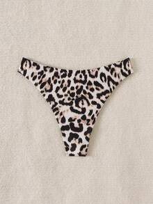 Swim Basics Celana Bikini Motif Leopard yang Modis untuk Musim Panas - MultiWarna - View 5