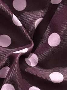 Bonvoyette Bộ bikini nữ mùa hè 2026 mới, kiểu dáng dễ thương, bèo nhún, dây mảnh, hở lưng, họa tiết chấm bi, phối màu, có gọng. - Hồng - Xem 7