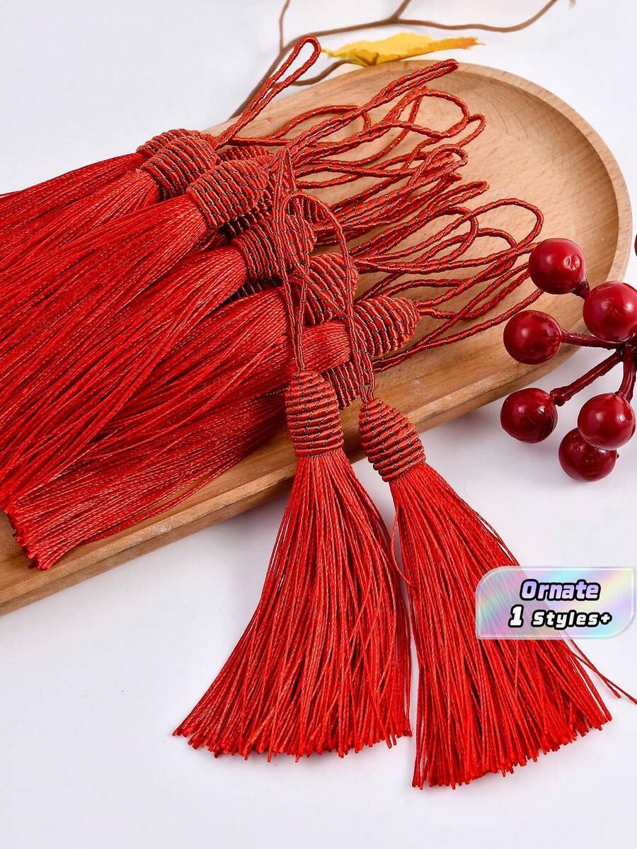 10pcs Polyester Sewing Decoration, Modern Tassel Design Sewing Decoration For Home - one size fits all - View 1