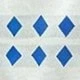 Blue and White
