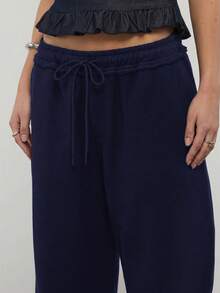 COUREZ QUẦN JOGGER NGẮN, CẠP CỰC THẤP - Màu xanh hải quân - Xem 6