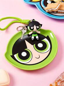 THE POWERPUFF GIRLS X SHEIN 餐碟 - 綠色 - 查看 2