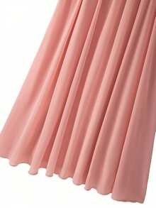 GlowEve CURVE Plus Size Romantic Floral Dress, Waist Cinching, Versatile, Flattering, French Style Vacation Dream - Pink - View 6