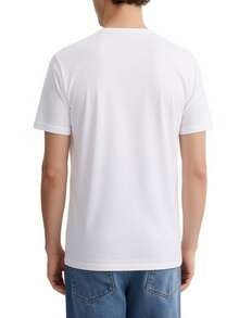 Armani 2 Pack Men's T-Shirts White - White/White Blu Logo - View 3