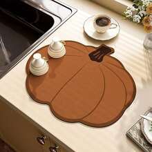 Alfombrilla de drenaje para encimera de cocina, alfombrilla absorbente de barro de diatomeas suave, posavasos para vajilla, alfombrilla para máquina de café, adecuada para decoración del hogar, decoración de cocina, decoración de bar - Multicolor - Ver 23