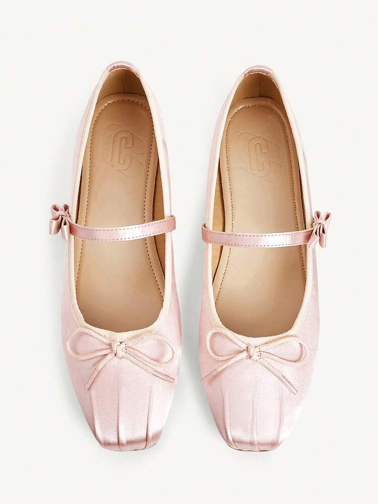 CUCCOO CHICEST Women's Flat Slip-On Shoes, Mesh Embroidery Square Toe Mules, Elegant & Charming Style Elegant Shoes Wedding Shoes