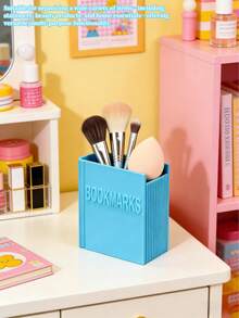 Joivida Cute Cartoon 3D Printed Book Shaped Storage Box, Suitable For Office Desk Stationery, Desktop Decoration Stationery Storage Box, Can Also Store Makeup Brushes, Beauty Products, Hair Accessories, Bath Products, Etc., Holiday Birthday Gifts - Multicolor - View 11