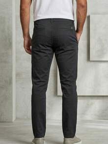 Pantalon de gabardina para hombre - Gris - Ver 2