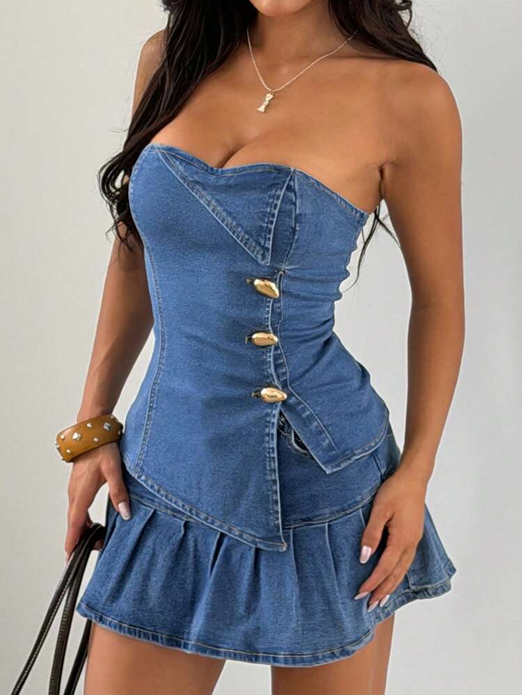 Solid Color Halter Oblique Zipper Sexy Vacation Summer Vest Jacket For Women