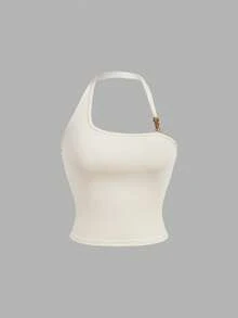 SHEIN MOD Áo hai mảnh kiểu yếm dành cho nữ cỡ lớn, in họa tiết hoa và đính cườm. - Nhiều màu - Xem 7