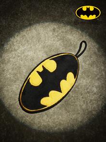 Batman X Joivida 1 chiếc khăn bông mềm mại, thấm hút tốt, in hình đẹp mắt, thích hợp treo trong nhà bếp và phòng tắm. - màu đen - Xem 1