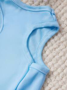 PETSIN 1 chiếc áo tank top cho thú cưng in hình ngôi sao màu đỏ hồng với chữ số 23, chất liệu mềm mại, thoáng khí, chống rụng lông. - Màu xanh lam - Xem 3