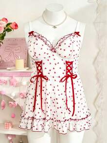 PetitDoll Bộ đồ lót gợi cảm cỡ lớn 2 món (có gọng và quần lọt khe) - trắng - Xem 4