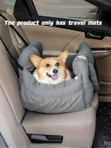 Four-Season Pet Car Bed, Scratch-Resistant, Removable And Easy To Clean, Pet Travel Mat For Dogs And Cats, Outdoor Pet Bed, Multifunctional Portable Pet Bag, Thickened Leather Car Seat For Dogs - Multicolor - View 14