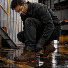 Men Industrial & Construction Boots - Chocolate Brown - View 3