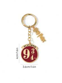 HARRY POTTER X SHEIN Gold Alloy Gold Pendant, Gift - color mixing - View 3