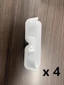 透明眼镜收纳盒套装，适用于床头柜和浴室，硬质保护眼镜收纳盒，免打孔设计方便取用，是万圣节和圣诞节装饰的完美之选，也是秋冬季节庆活动的多功能收纳方案，非常适合收纳眼镜和纸巾。 - 彩色 - 查看 12