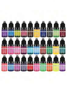 30 色 5ml 高浓度香味蜡烛染料套装 DIY 蜡烛制作 - 彩色 - 查看 1