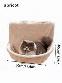 Wall-Mounted Plush Cat Bed, Warm And Comfortable Cat Furniture Radiator Bed, Fits Most Radiator Types - Maximum Load Capacity 7 Kg - Multicolor - View 4