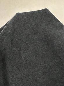 Elaquor 夏季大码休闲短袖连衣裙 - 黑色 - 查看 8