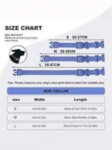 PVC Waterproof Odor Proof Rust Proof Dog Collar With Adjustable Buckle Easy Clean Pet Necklace For Small Medium Large Breed Dogs Daily Walking Training Shine Pet Accessory Canine Gear - Blue - View 3