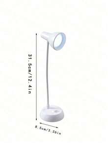 1 Đèn bàn LED, Đèn đọc sách đầu giường không dây di động dùng pin trong ký túc xá sinh viên, Thích hợp làm đèn đọc sách văn phòng tại nhà, Đèn học tập, đọc sách, phòng ngủ & ký túc xá - Màu trắng - Xem 15