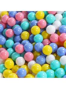 MINKOJA MINKOJA 5PCS/10PCS/20PCS/30PCS Ball Pit Balls, Free Crush Proof Plastic Toy Balls For Ball Pit, Ocean Balls, Pet Toys, Gift Bag Filler, Pinata Filler, Pool Filler, Random Color - Multicolor - View 3