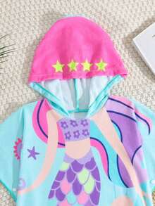 SHEIN 少女卡通圖形連帽外套 - 彩色 - 查看 7