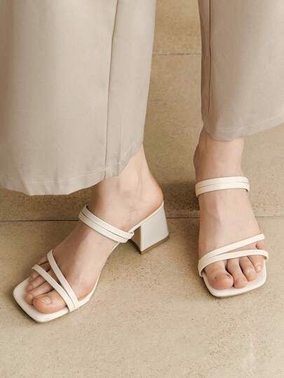 Alvarani Women's Fashion Strap Sandals, Sexy Simple Elegant Comfortable Versatile Chunky High Heel Design