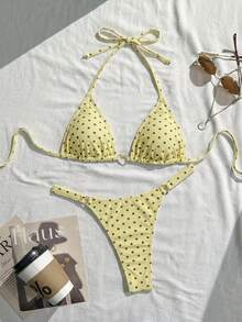 Swim Mod Bộ bikini 2 mảnh chấm bi gợi cảm dành cho kỳ nghỉ xuân/hè 26SS đi biển. - Nhiều màu - Xem 3
