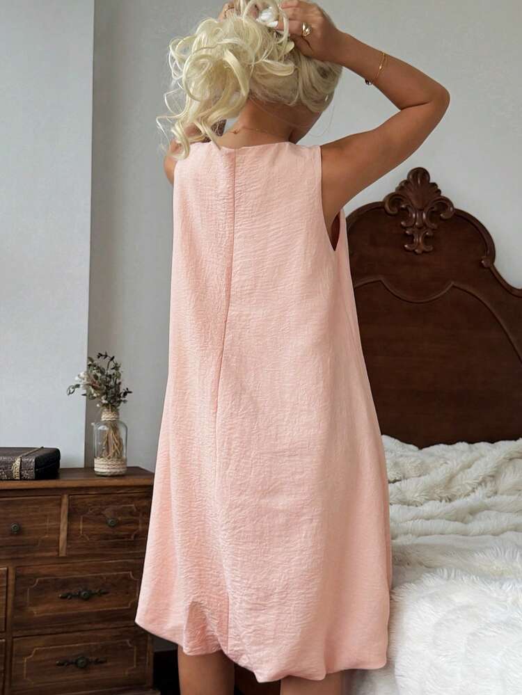 Women's Textured Comfortable Casual Dress