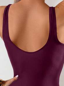Swim Basics Women's Sexy Floral Print Backless One-Piece Swimsuit For Summer - Multicolor - View 4