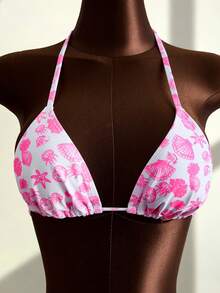 Zestiva Set Bikini 3 Potong Seksi Wanita, Motif Kerang yang Lucu dan Elegan dengan Rok Penutup - MultiWarna - View 6
