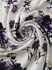 SHEIN Clasi 女士印花拼接撞色褶皱休闲日常连体裤 - 彩色 - 查看 6