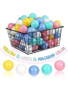 MINKOJA MINKOJA 5PCS/10PCS/20PCS/30PCS Ball Pit Balls, Free Crush Proof Plastic Toy Balls For Ball Pit, Ocean Balls, Pet Toys, Gift Bag Filler, Pinata Filler, Pool Filler, Random Color - Multicolor - View 9