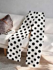 GlowEve CURVE Plus Size Women's Pants, Romantic Suitable For Dates Gym And Commuting, Versatile Fashionable Pattern, Suitable For Autumn And Brown - Multicolor - View 2
