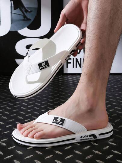 Chancletas comodas de playa de hombres,Sandalias de playa Antideslizantes,Zapatos casuales planos de alta calidad Pantuflas para el hogar para hombres,Verano 2026, antideslizantes, duraderas, antiolor,Disponible en 4 tonos: verde, combinación verde y caqui, negro y blanco