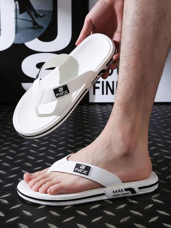 Chancletas comodas de playa de hombres,Sandalias de playa Antideslizantes,Zapatos casuales planos de alta calidad Pantuflas para el hogar para hombres,Verano 2026, antideslizantes, duraderas, antiolor,Disponible en 4 tonos: verde, combinación verde y caqui, negro y blanco