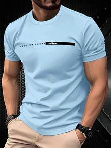 Manfinity Homme 3件套男士休闲修身短袖T恤，简约百搭圆领T恤套装 - 墨綠色 - 查看 5